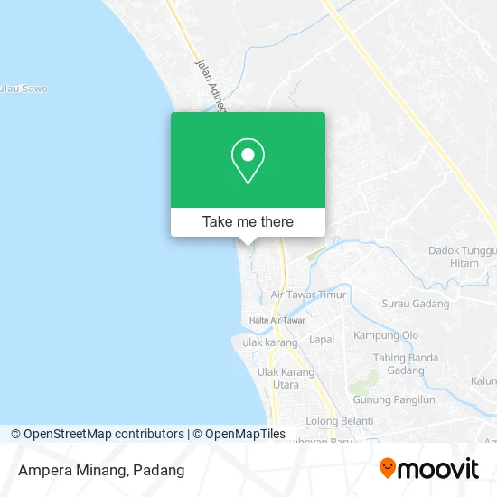 Ampera Minang map