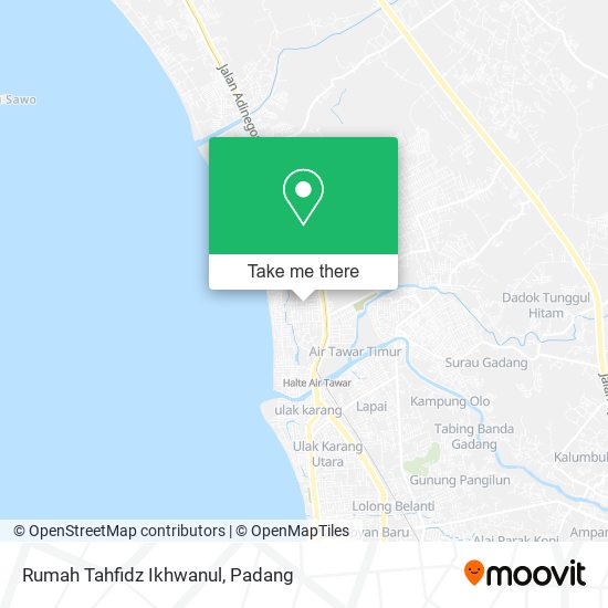 Rumah Tahfidz Ikhwanul map