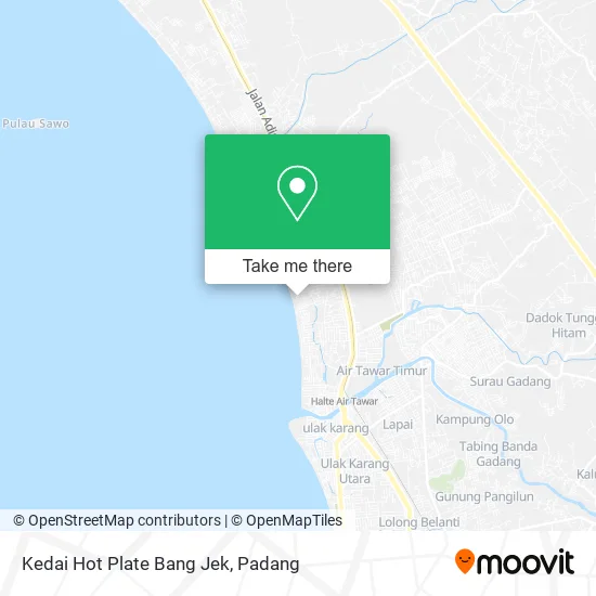 Kedai Hot Plate Bang Jek map