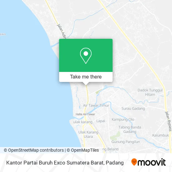 Kantor Partai Buruh Exco Sumatera Barat map