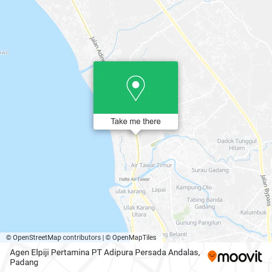 Agen Elpiji Pertamina PT Adipura Persada Andalas map