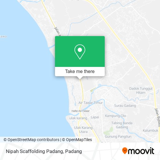 Nipah Scaffolding Padang map
