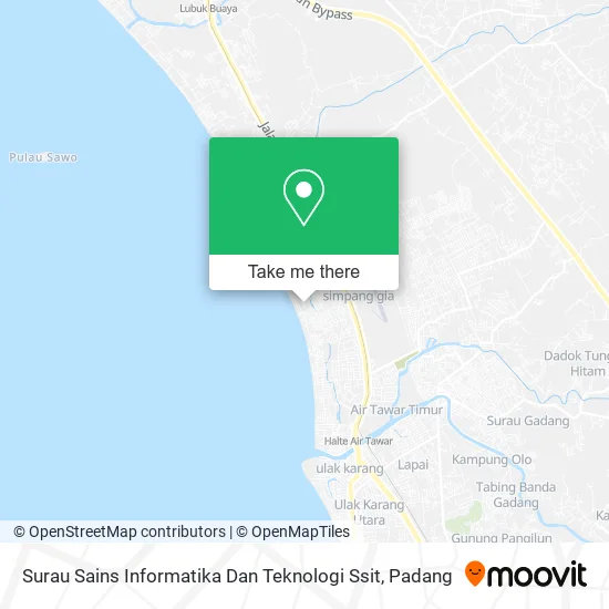 Surau Sains Informatika Dan Teknologi Ssit map