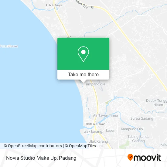 Novia Studio Make Up map