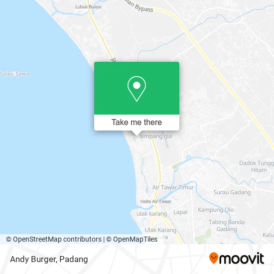 Andy Burger map