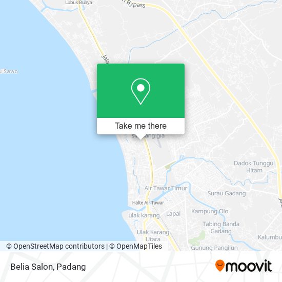 Belia Salon map