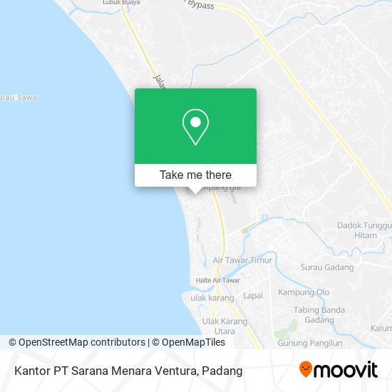 Kantor PT Sarana Menara Ventura map