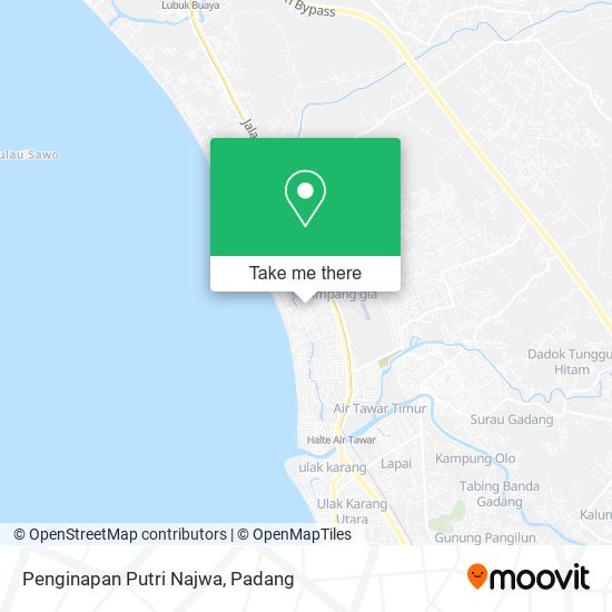 Penginapan Putri Najwa map