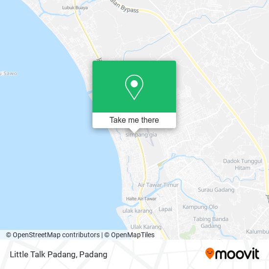 Little Talk Padang map