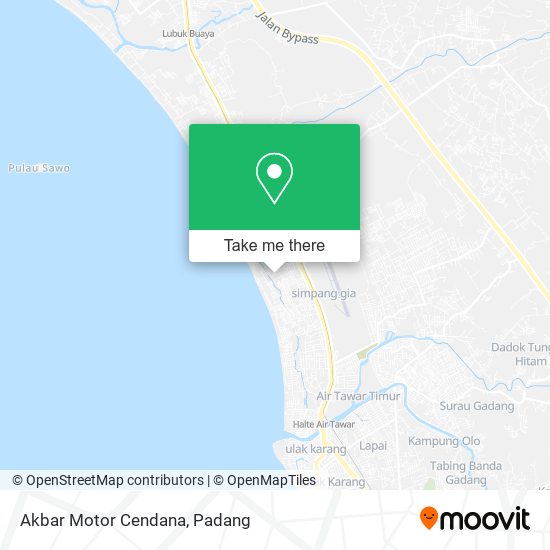 Akbar Motor Cendana map