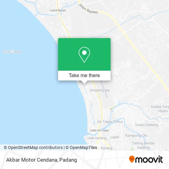 Akbar Motor Cendana map
