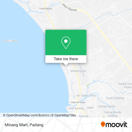 Minang Mart map