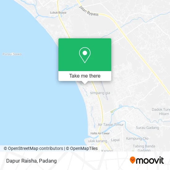 Dapur Raisha map