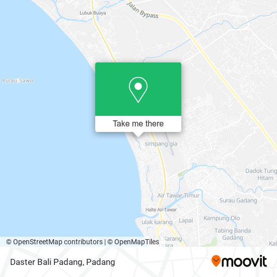 Daster Bali Padang map