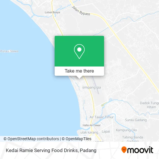 Kedai Ramie Serving Food Drinks map