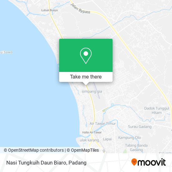 Nasi Tungkuih Daun Biaro map