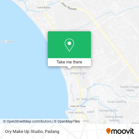 Ory Make Up Studio map