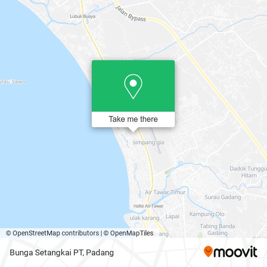 Bunga Setangkai PT map