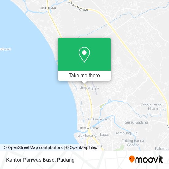 Kantor Panwas Baso map