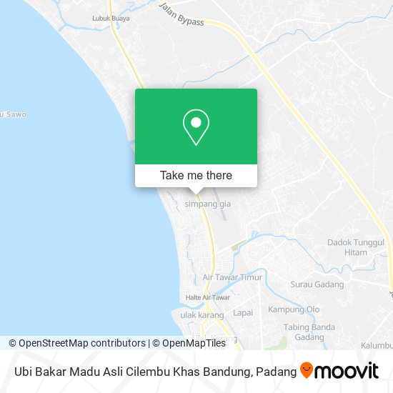 Ubi Bakar Madu Asli Cilembu Khas Bandung map