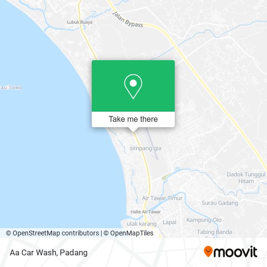 Aa Car Wash map