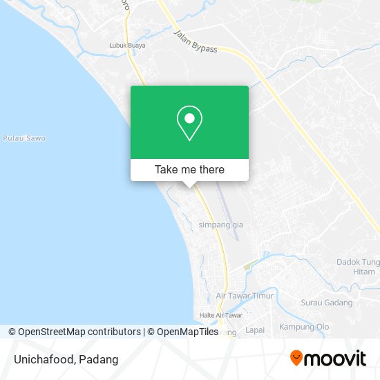 Unichafood map