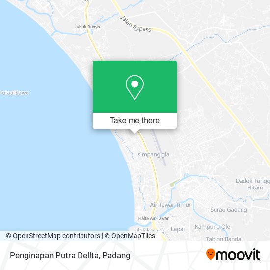 Penginapan Putra Dellta map
