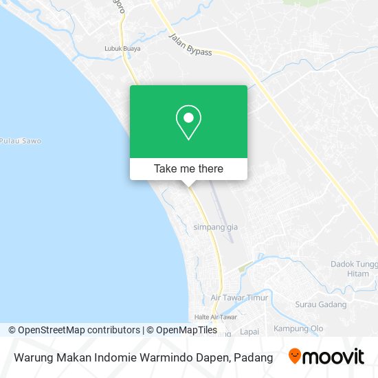 Warung Makan Indomie Warmindo Dapen map