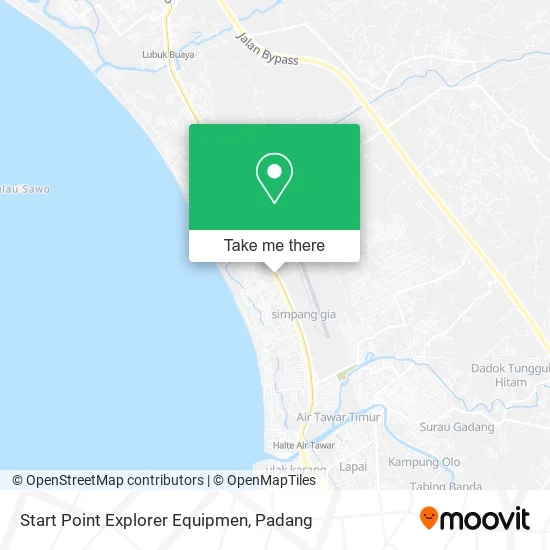 Start Point Explorer Equipmen map