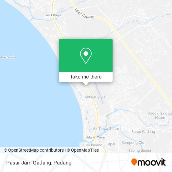 Pasar Jam Gadang map