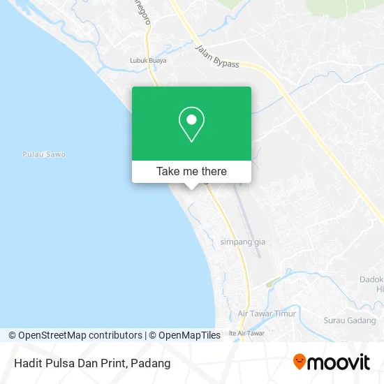 Hadit Pulsa Dan Print map