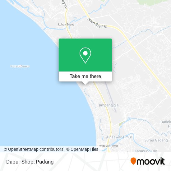 Dapur Shop map