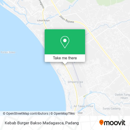 Kebab Burger Bakso Madagasca map