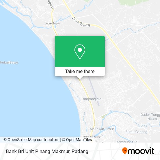 Bank Bri Unit Pinang Makmur map