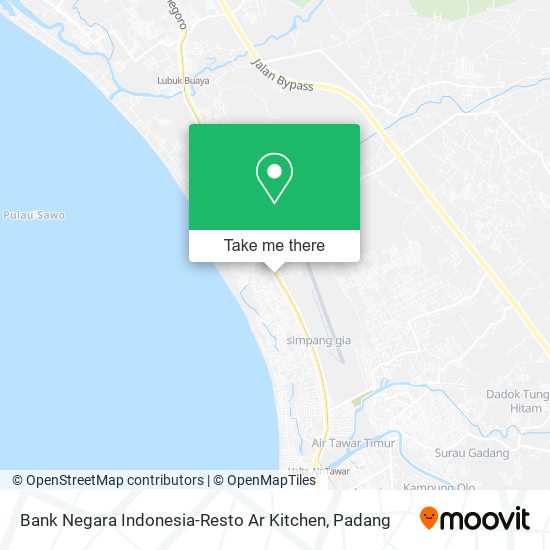 Bank Negara Indonesia-Resto Ar Kitchen map