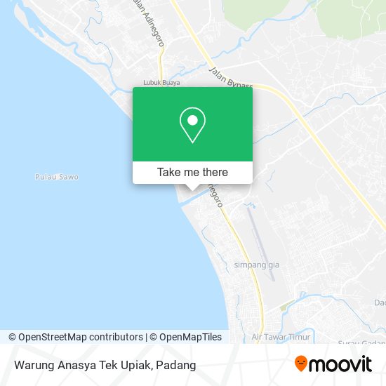 Warung Anasya Tek Upiak map