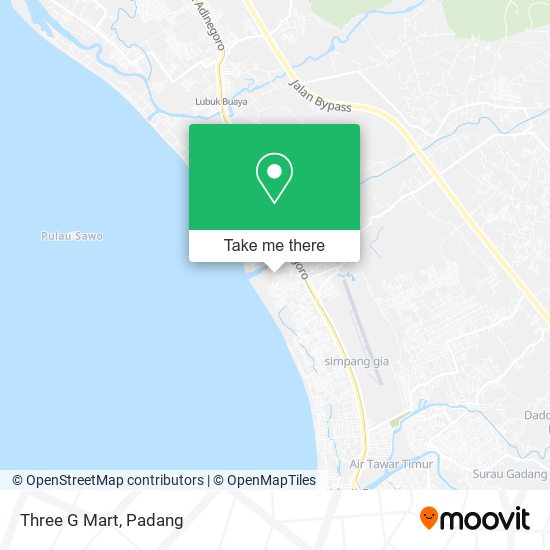 Three G Mart map