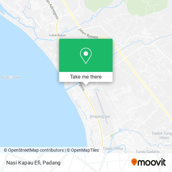 Nasi Kapau Efi map