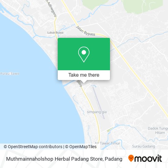 Muthmainnaholshop Herbal Padang Store map