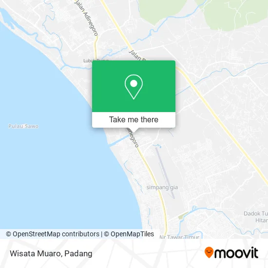 Wisata Muaro map