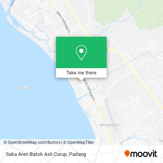 Saka Aren Batok Asli Curup map