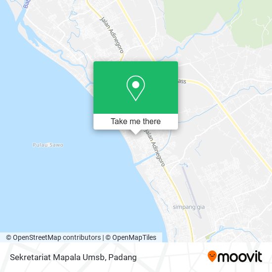 Sekretariat Mapala Umsb map