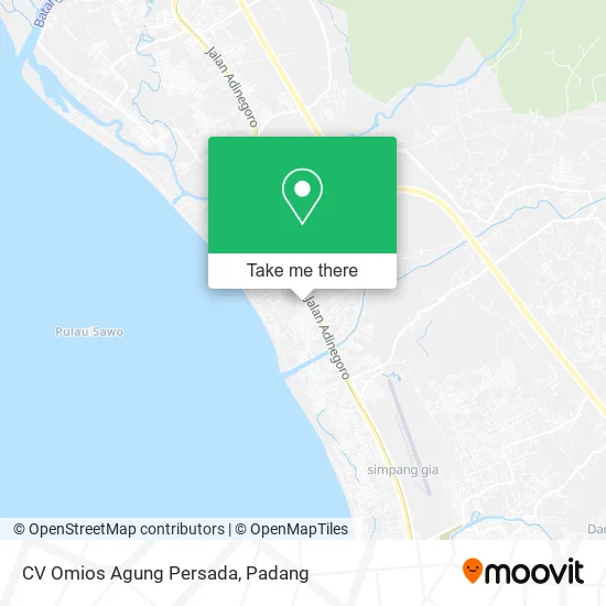 CV Omios Agung Persada map