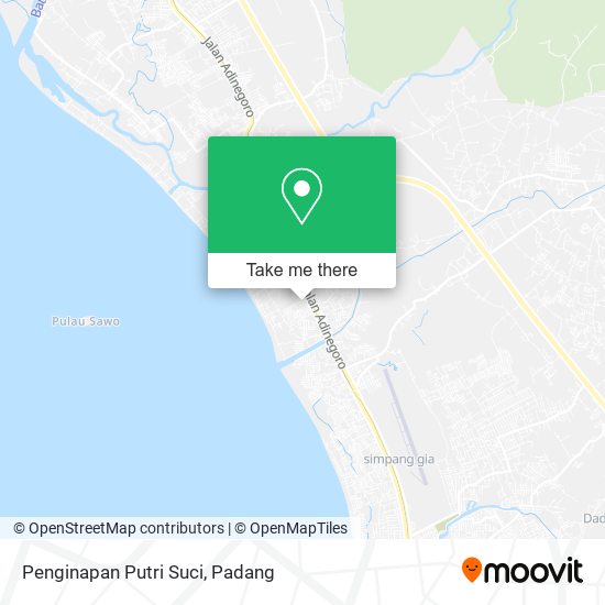 Penginapan Putri Suci map