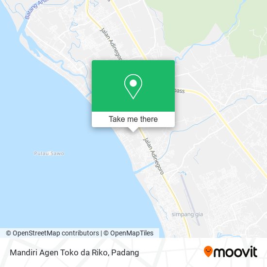 Mandiri Agen Toko da Riko map