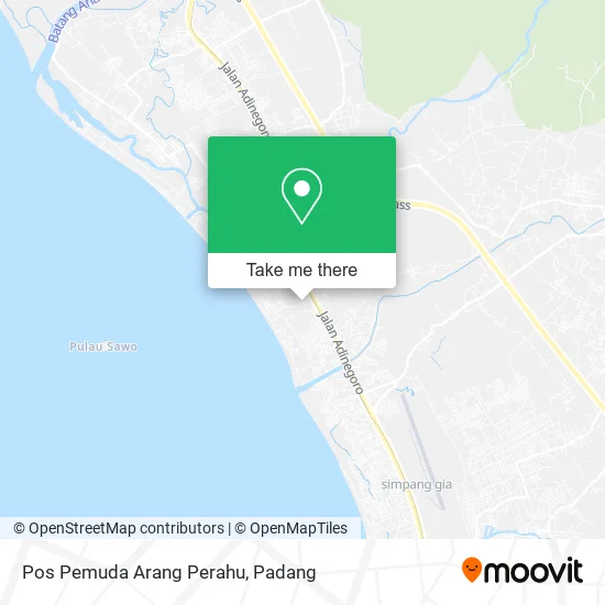 Pos Pemuda Arang Perahu map