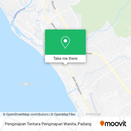 Penginapan Tentara Penginapan Wanita map