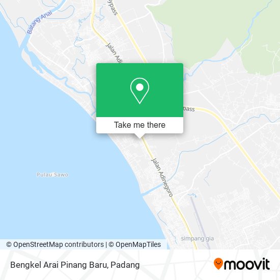 Bengkel Arai Pinang Baru map