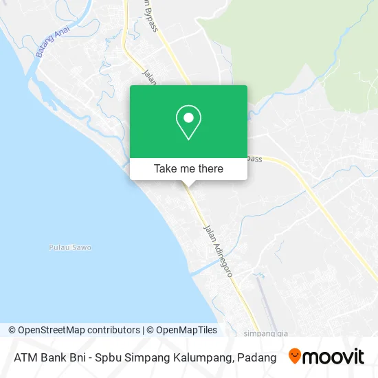 ATM Bank Bni - Spbu Simpang Kalumpang map