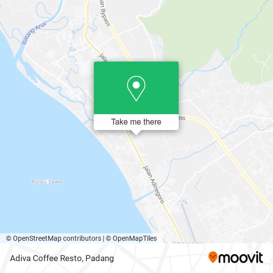 Adiva Coffee Resto map